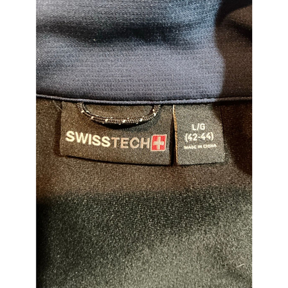 Swiss Tech Jacket Blue Men’s SzLg SM48601Y - Picture 6 of 7